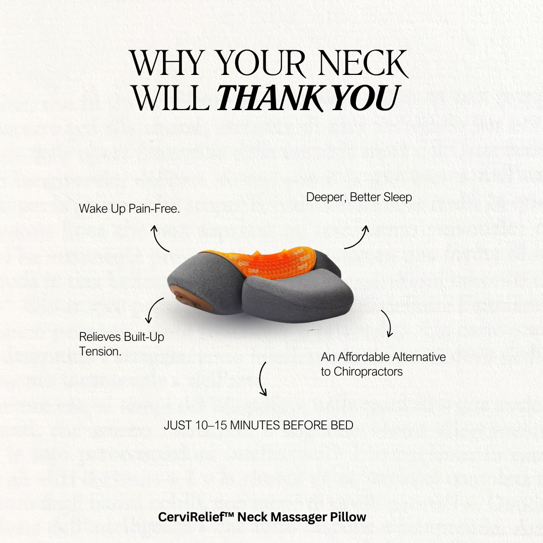 CerviRelief™ Neck Massager Pillow