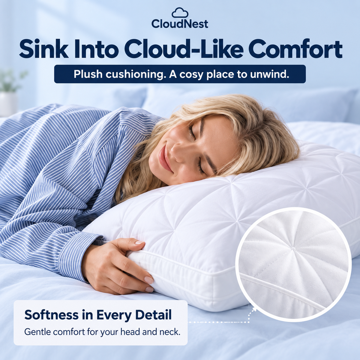 CloudNest Pillow